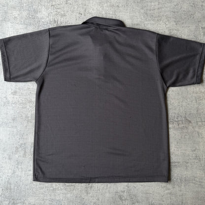 Nike Vintage Grey Polo Shirt Size L Mens Boxy Fit              -C66