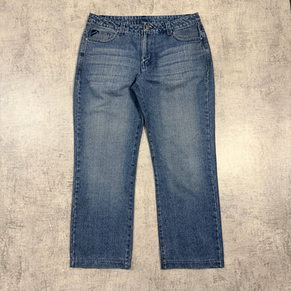Carve Vintage Baggy Surf Jeans Size 34 Blue Denim        -I12