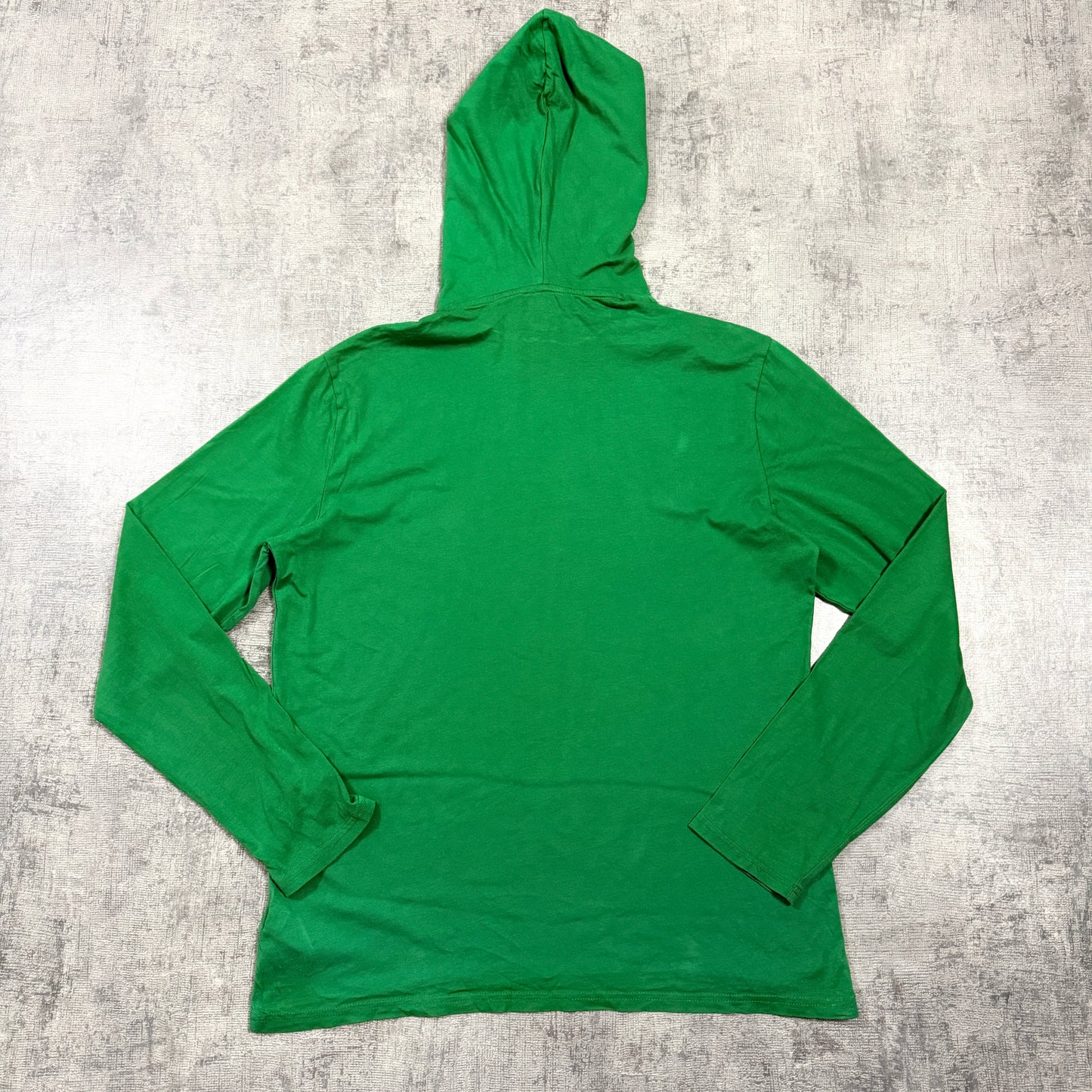 Polo Ralph Lauren Green Hoodie Size M Y2K Pullover    -I24
