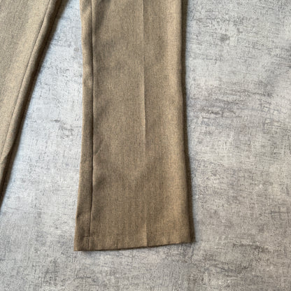 Sab Low Rise Y2K Dress Pants Size 12 Womens Brown Straight           -B31