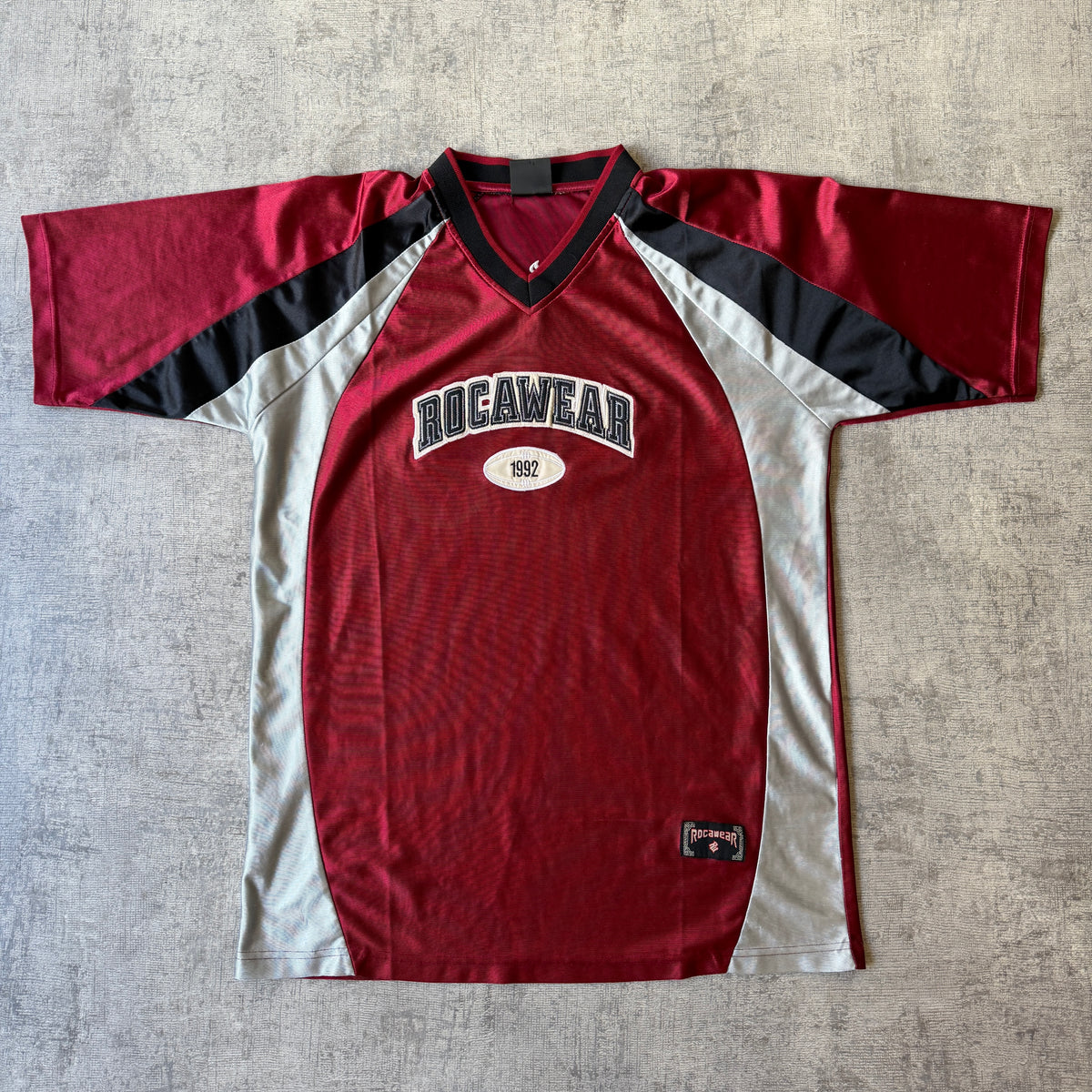 Vintage Rocawear Maroon Jersey Top Size Fits M-L Mens     -H51