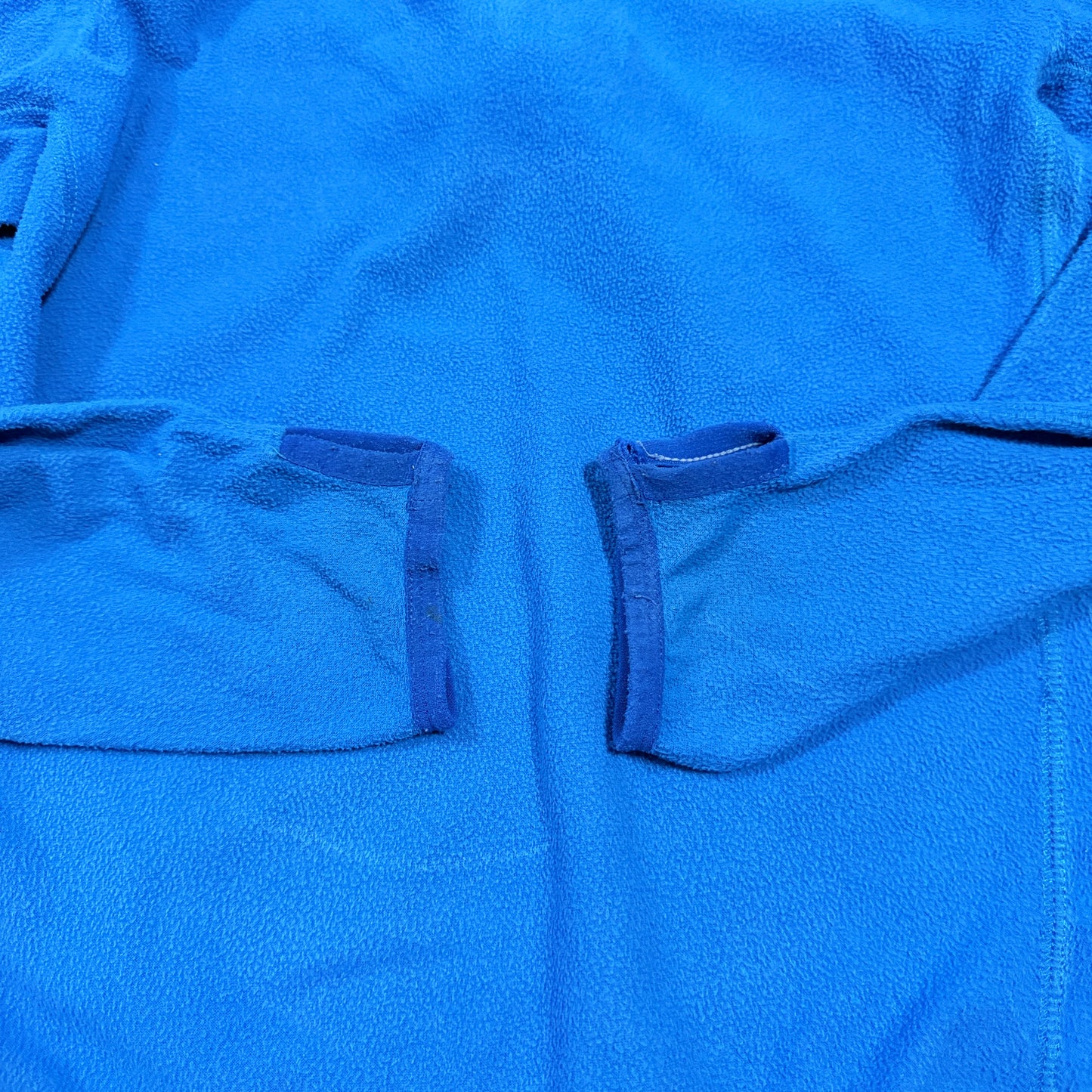 Quiksilver Y2K Blue Quarter Zip Fleece Jumper Size M/Y Fits XS-S Womens          -I31