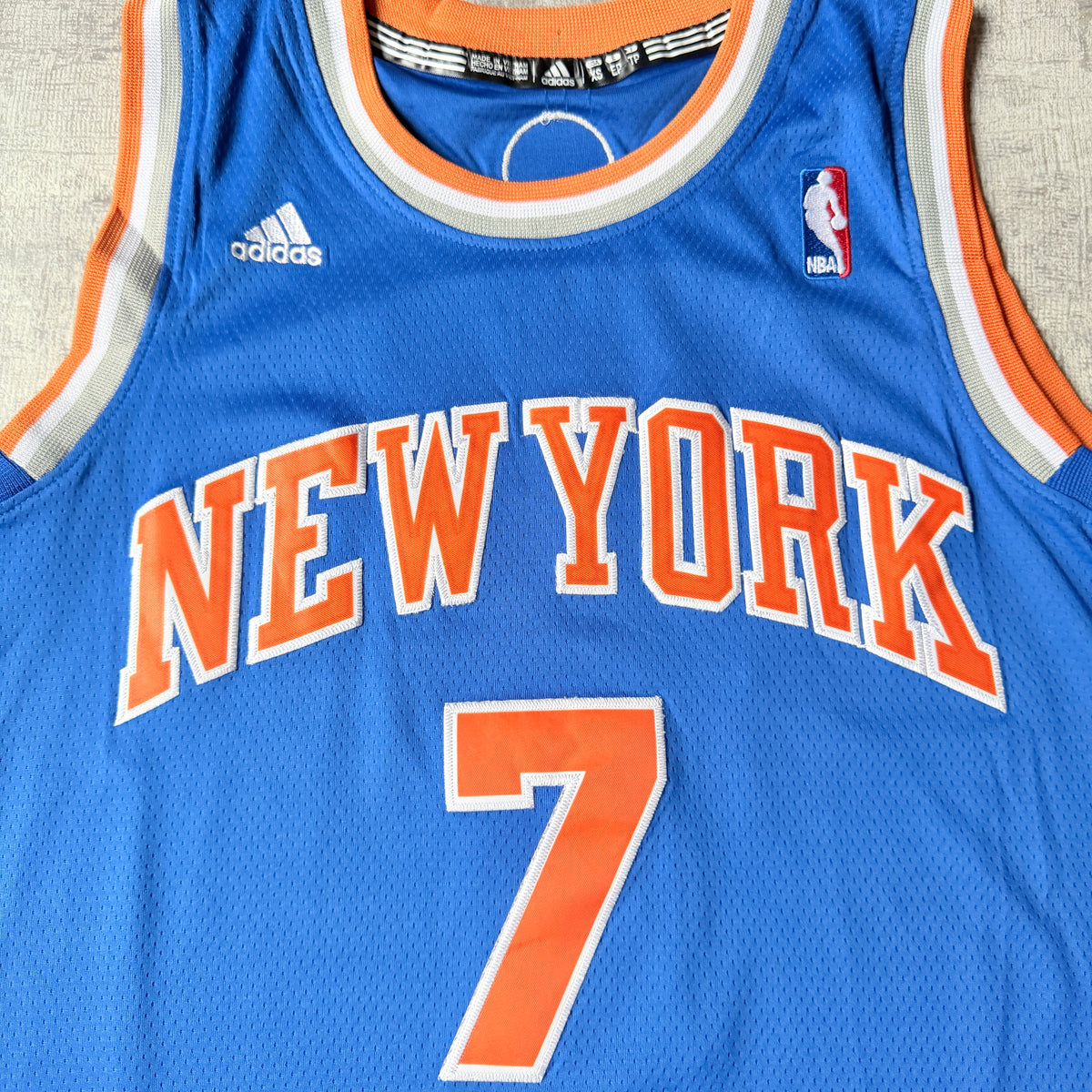 Adidas New York Knicks NBA Jersey Size XS Carmelo Anthony #7              -F21
