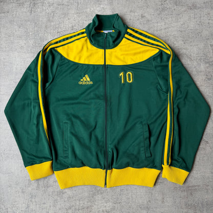 Australia Socceroos Adidas Football World Cup Track Jacket Size M Mens          -G25