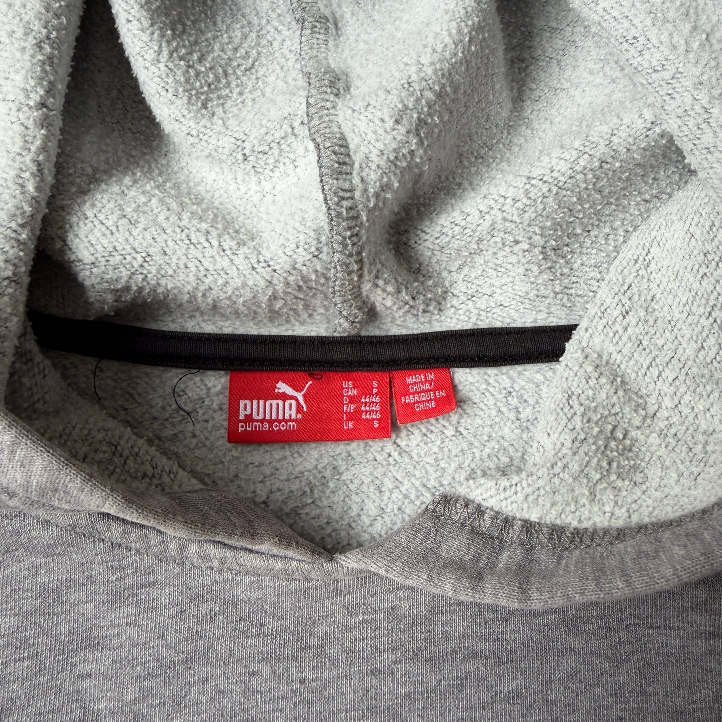 Puma Y2K Grey Hoodie Size S Mens Grey Pullover       -G29