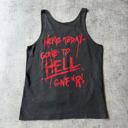 Guns & Roses 1991 Vintage Graphic Singlet Fits Size L Mens             -A56
