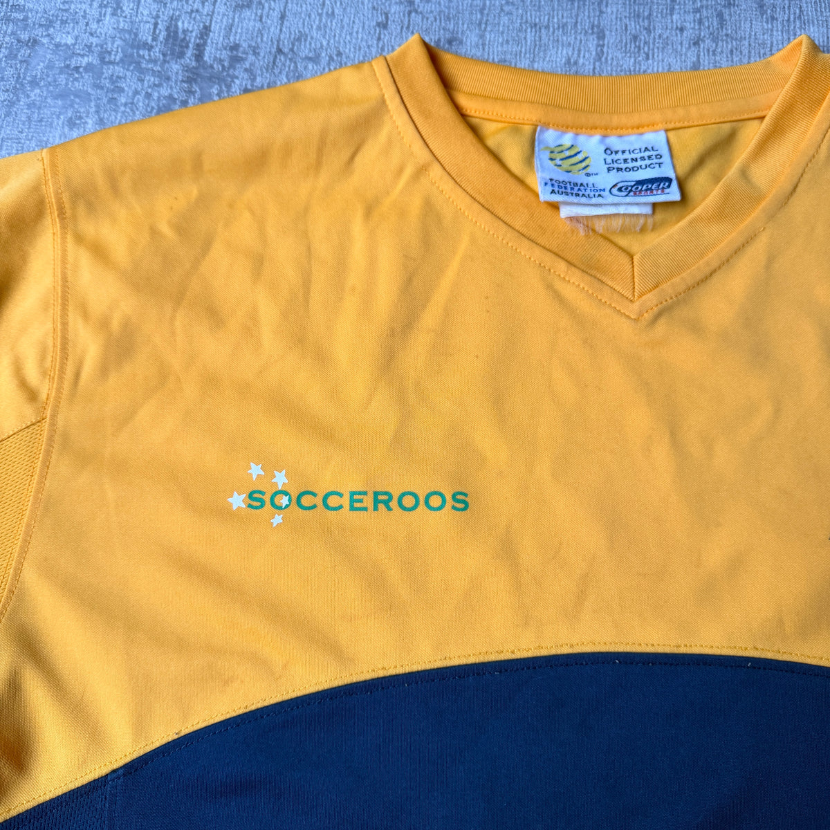 Australia Socceroos Y2K Training Top Size Fits M/L Oversized        -G20