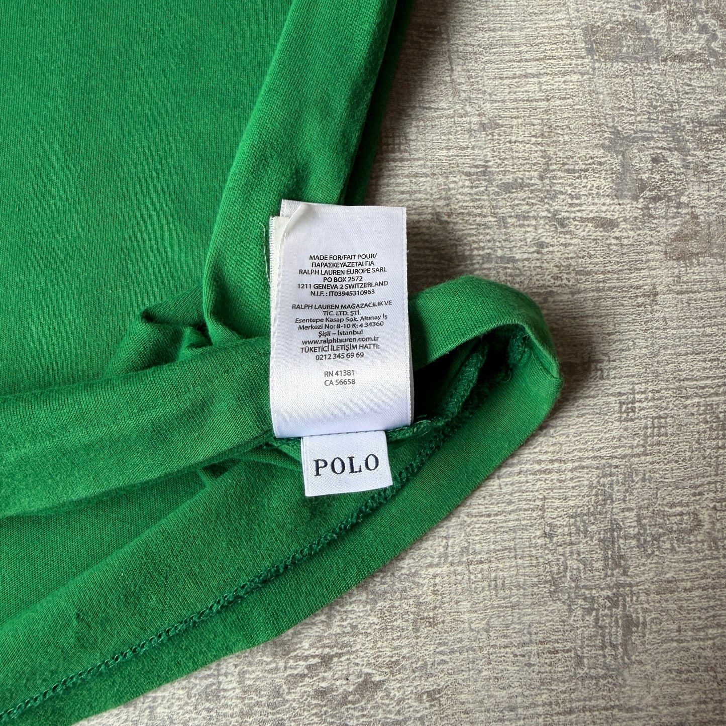 Polo Ralph Lauren Green T Shirt Size L Mens Short Sleeve Y2K            -A19