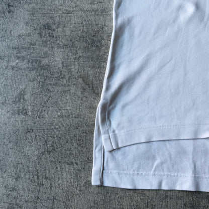 Vintage Polo Ralph Lauren Mens White Polo Shirt Size S Oversized        -D54