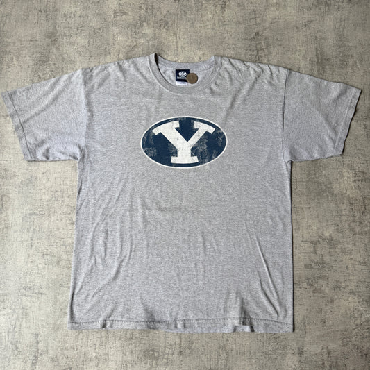 Vintage Yale grey T Shirt Size XL Mens Graphic Tee       -A26