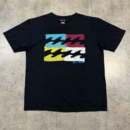 Billabong Y2K Black Graphic Tee Size L Mens          -I53
