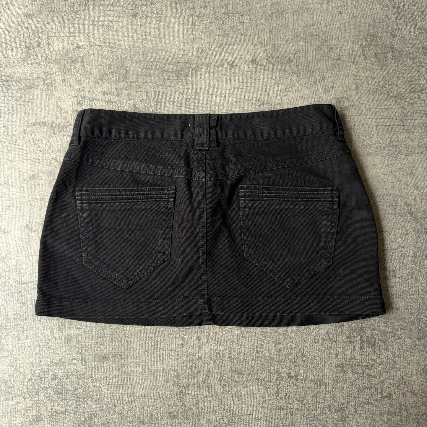 Diesel Womens Black Y2K Micro Mini Skirt Size 28          -H22