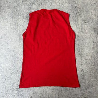 Emporio Armani Red Y2K Singlet Size 12y Fits XS-S Womens         -G55