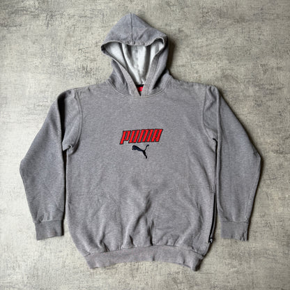 Puma Y2K Grey Hoodie Size S Mens Grey Pullover       -G29