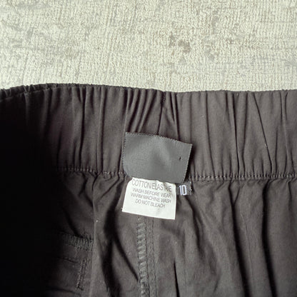 Slazenger Y2K Womens Baggy Athletic Shorts Size 10 Black White       -G8