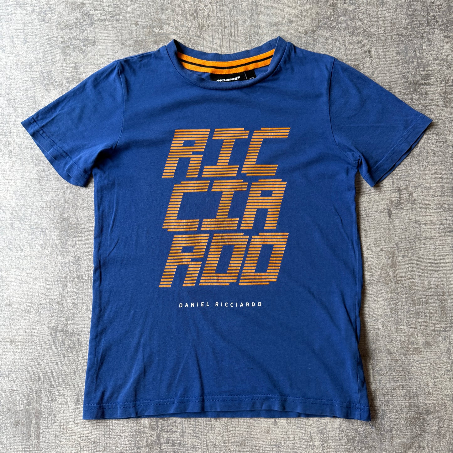McLaren F1 Daniel Ricciardo Blue Baby Tee Fits Size XS-S Womens Top            -B28