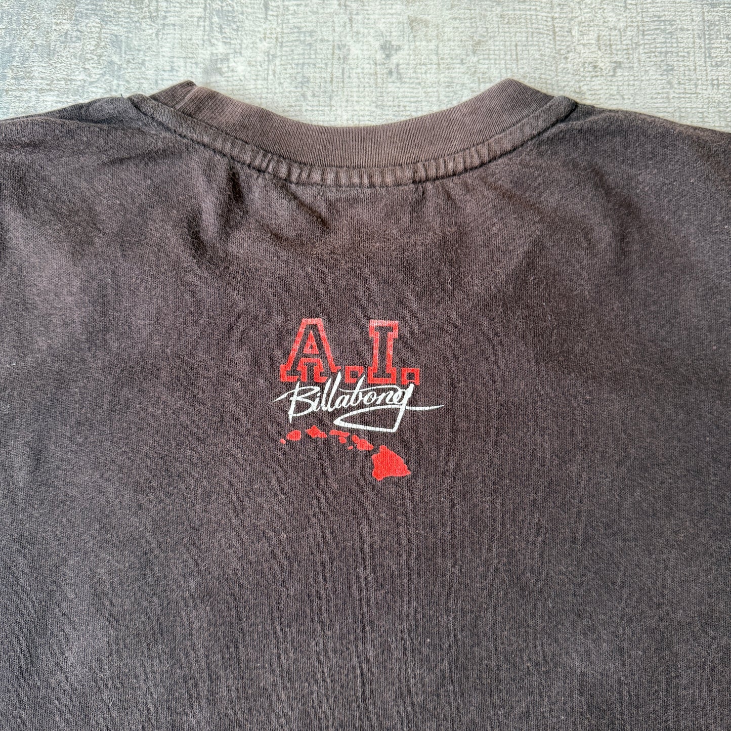 Vintage Billabong Andy Irons Womens Baby Tee Size 16y Fits S-M Womens         -H59