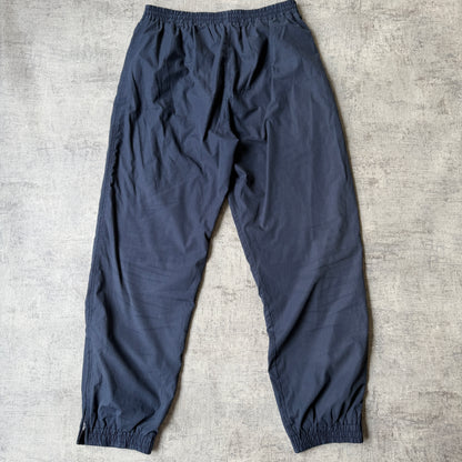 Puma Mens Y2K Track Pants Size L Navy Blue Embroidered Logo             -C6