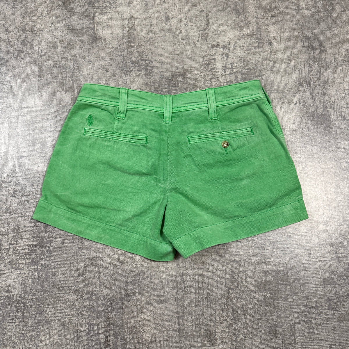 Ralph Lauren Womens Y2K Green Booty Shorts Size 0        -I19