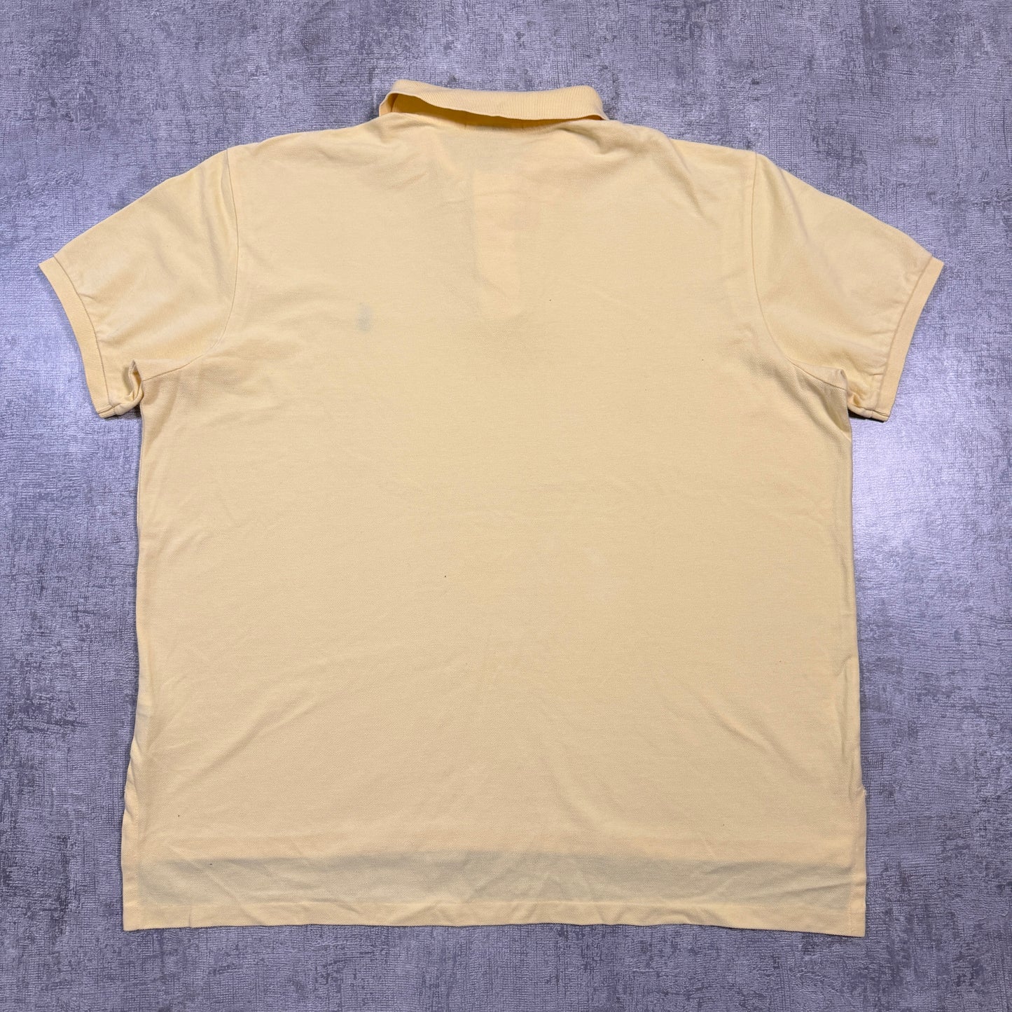 Polo Ralph Lauren Mens Pastel Yellow Polo Shirt Size XXL Mens                         -I69