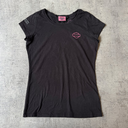 Harley Davidson Y2K Breast Cancer Awareness Top Size M Womens         -H60