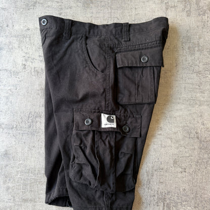 Carhartt Black Baggy Utility Cargo Shorts Size 29W          -A46