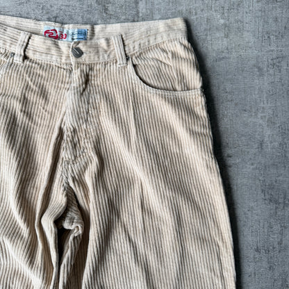 Jay Jays Y2K Beige Corduroy Long Pants Size 30 Baggy Pants               -E6