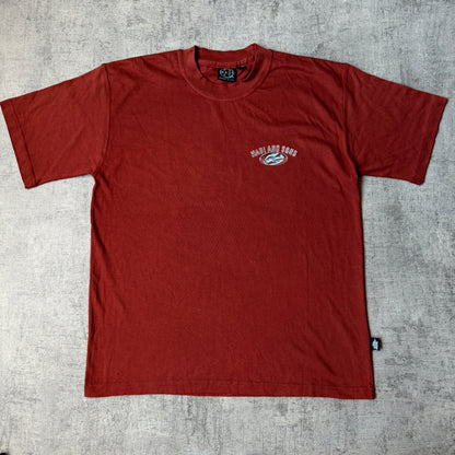 Maui & Sons Hawaiian Vision T Shirt Size M Mens Red Y2K Tee    -G39