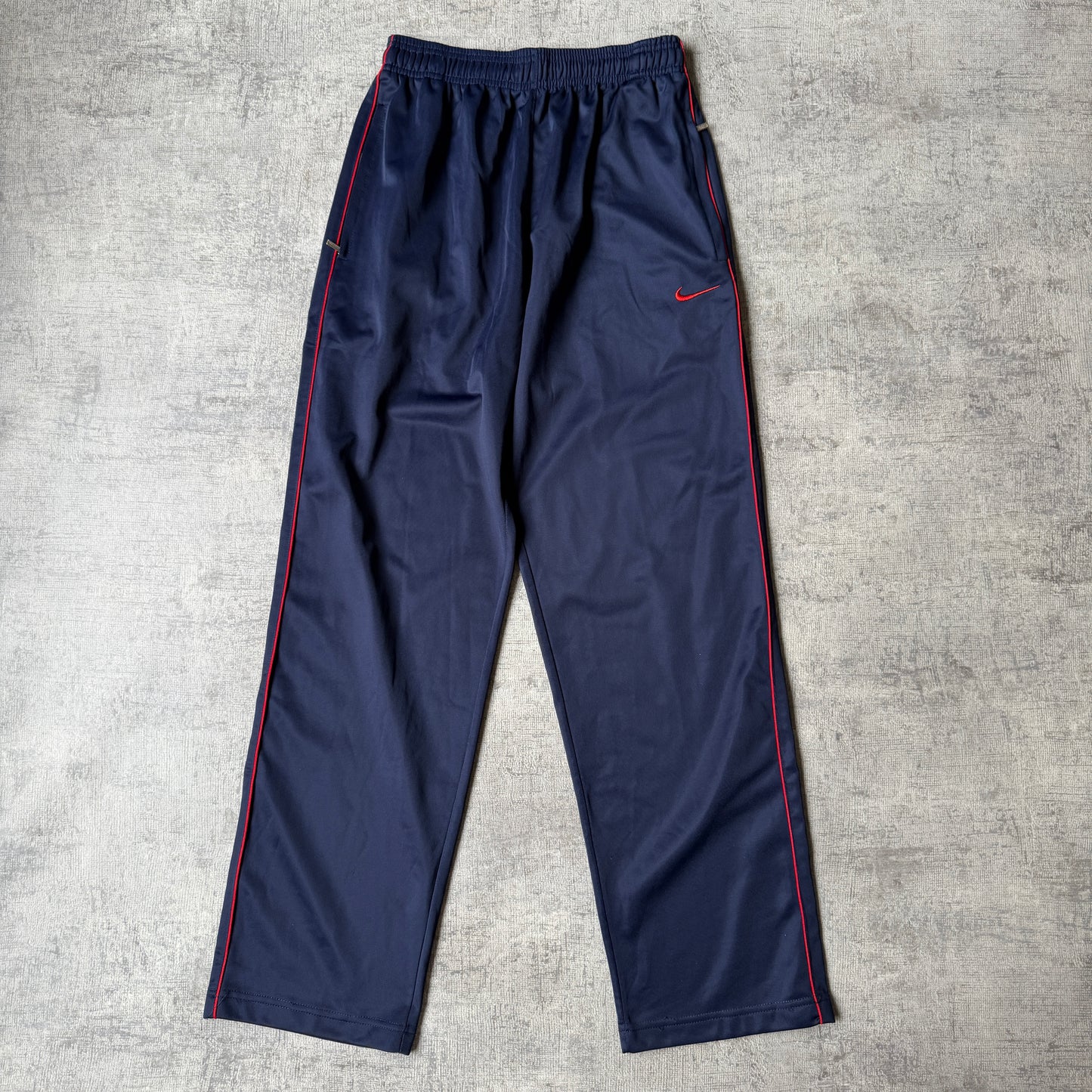 Nike Y2K Track Pants Navy red Fits Size XS/S Womens         -G6