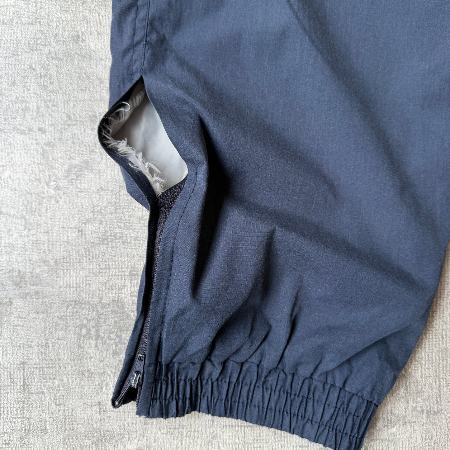 Puma Mens Y2K Track Pants Size L Navy Blue Embroidered Logo             -C6