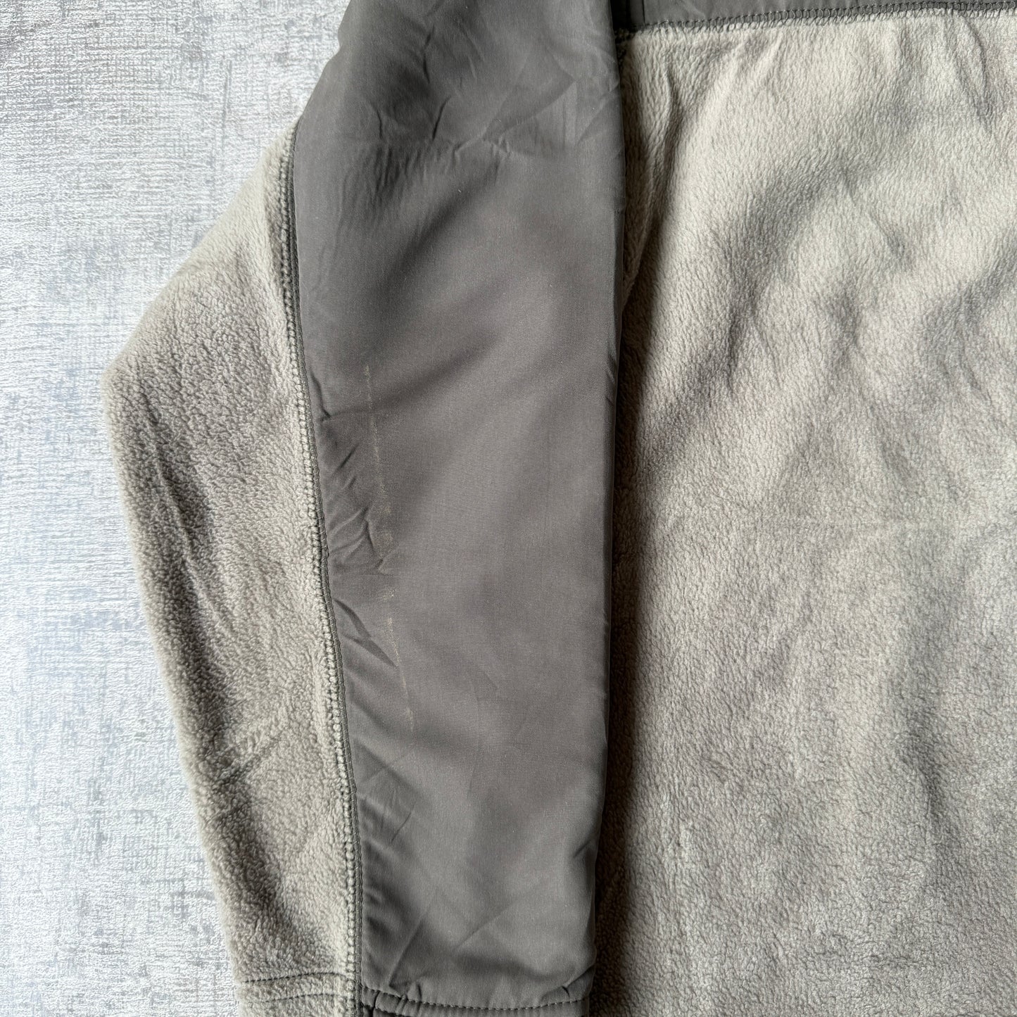 Wavezone Y2K Brown Surf Fleece Quarter Zip Jumper Size L Mens                   -E28