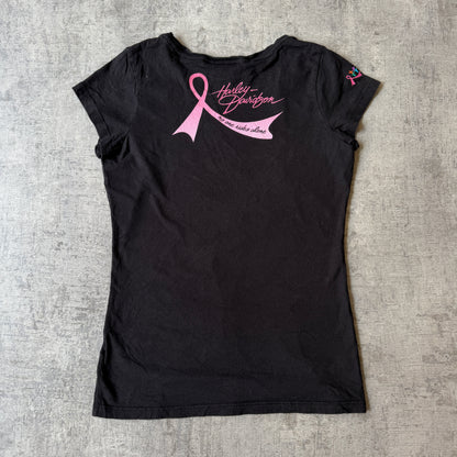 Harley Davidson Y2K Breast Cancer Awareness Top Size M Womens         -H60