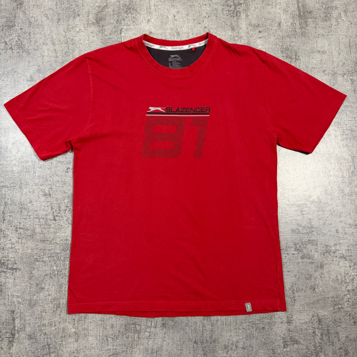 Slazenger Red Y2K Graphic Tee Size L Mens                -I61
