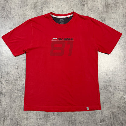Slazenger Red Y2K Graphic Tee Size L Mens                -I61