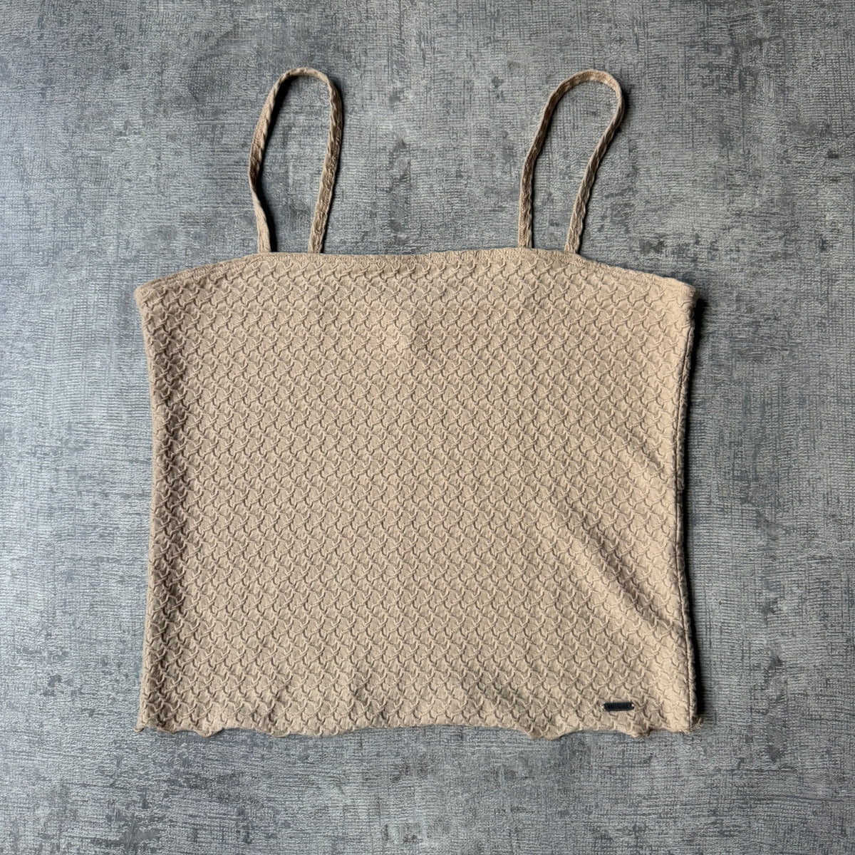 Hollister Y2K Womens Beige Cami Top Size M          -G52