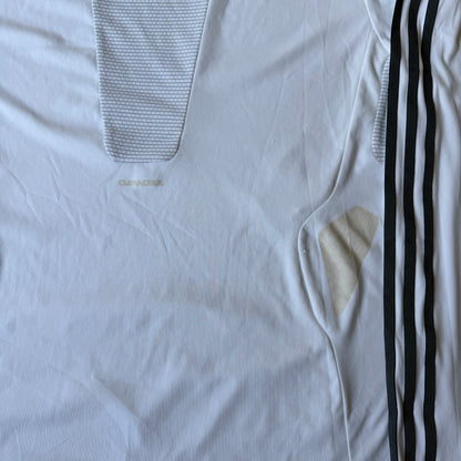 Adidas Y2K Athletic Long Sleeve Top Size L Mens White Black Top        -H52