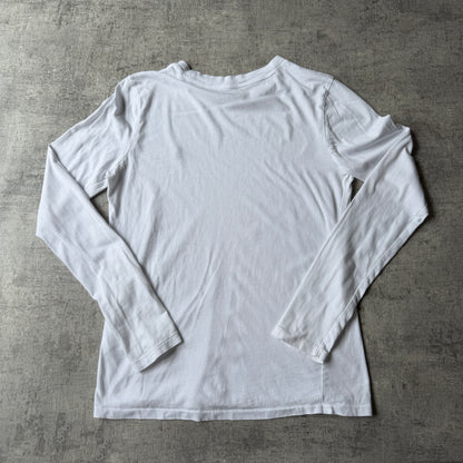 Polo Ralph Lauren Womens White Long Sleeve Top Size S Small Pony             -C45