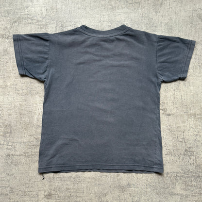 Vintage Surfer Roo Baby Tee Size 8Y Fits XS Womens Navy Top      -A32