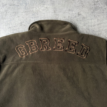 Golden Breed Vintage Brown Fleece Vest Size XXL Mens          -G33