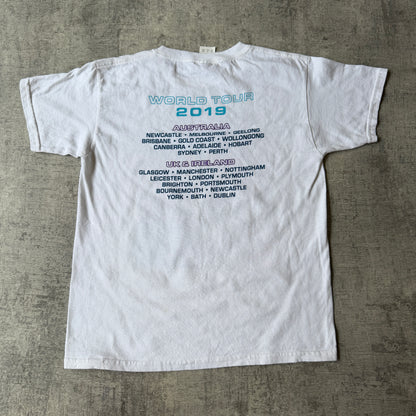 The Next Step On Tour Graphic T Shirt Size SY Fits XS Womens White Tee 2019            -H63