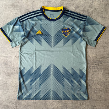 Boca Juniors Adidas Soccer Jersey Size L Mens Argentinian League              -D2