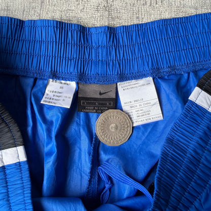 Nike Y2K Baggy Blue Track Pants Size L Mens Elastic Waist               -A52