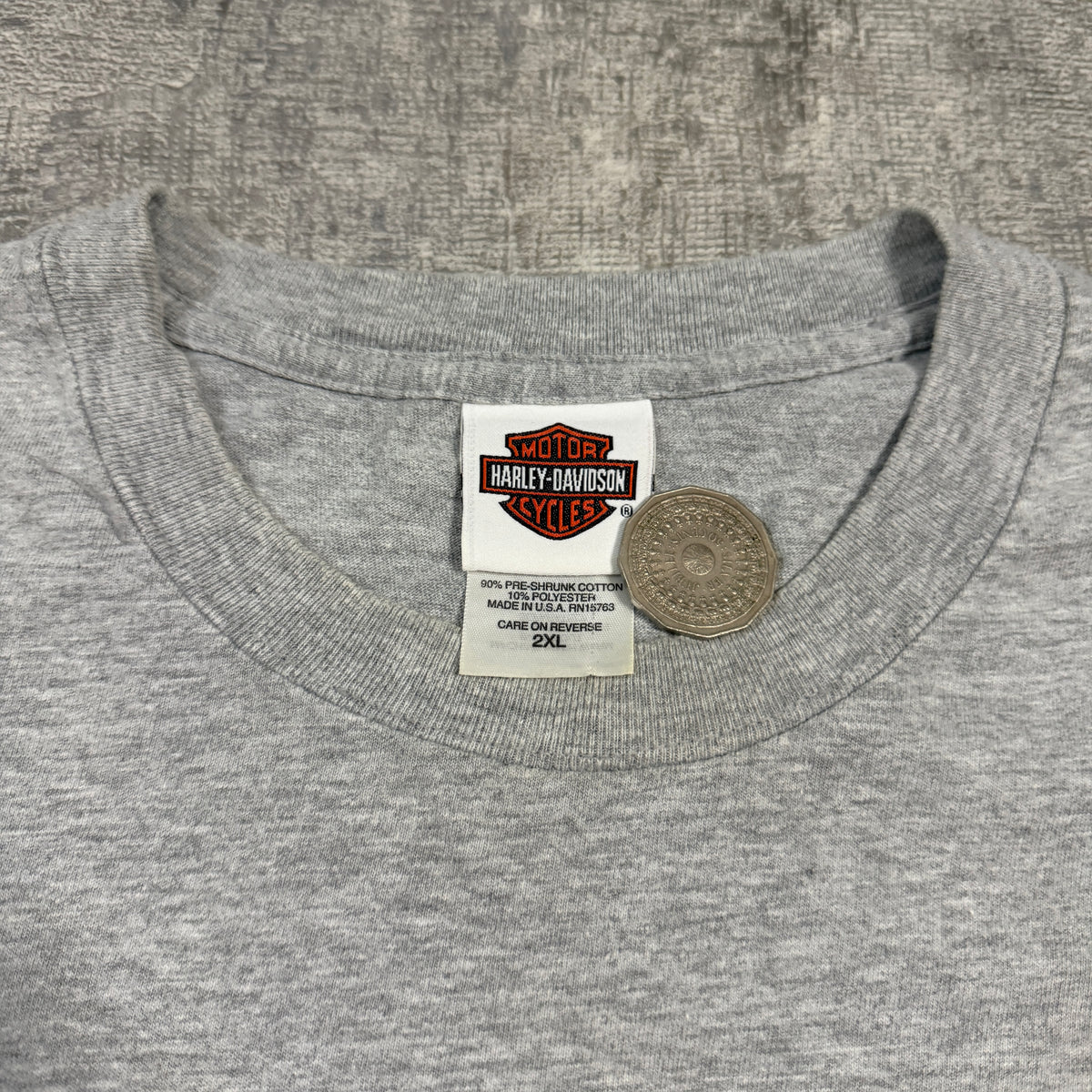 Harley Davidson “Hella Good” Skull Graphic T-Shirt Size 2XL Mens 2009 Y2K                  -I59