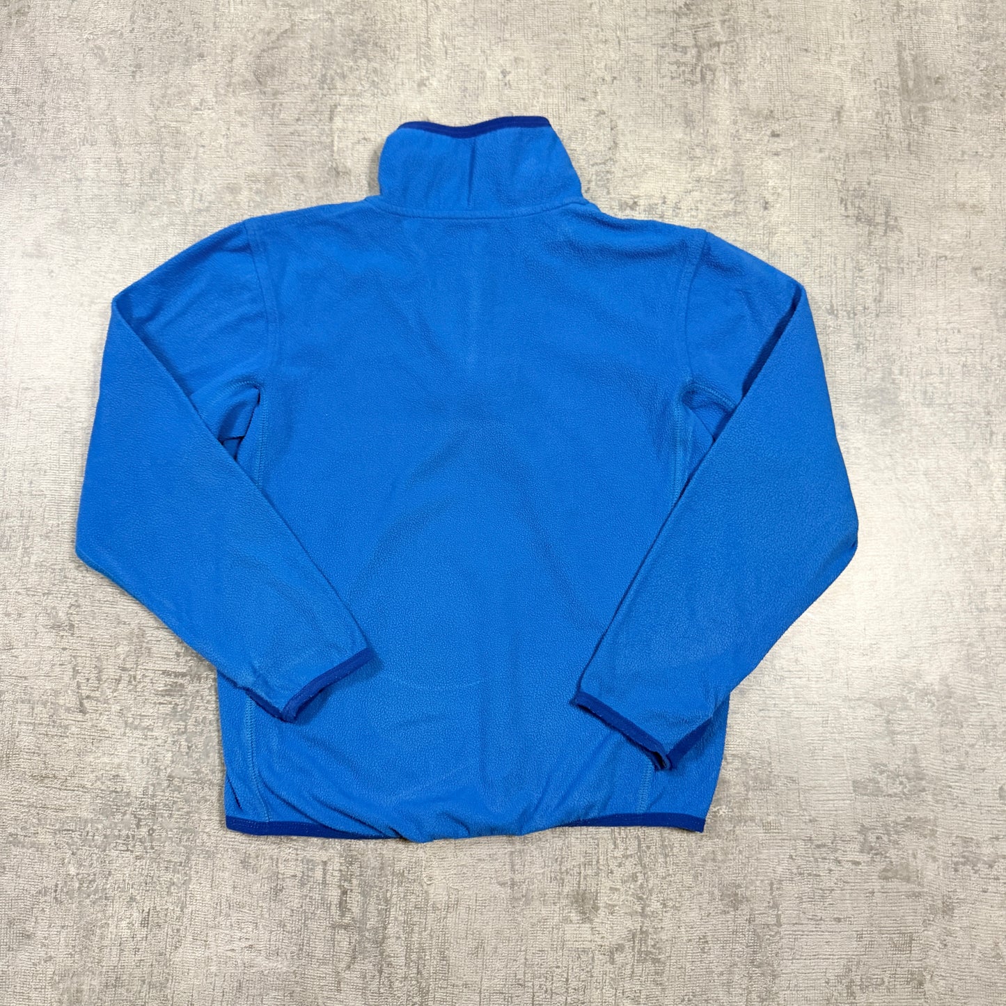 Quiksilver Y2K Blue Quarter Zip Fleece Jumper Size M/Y Fits XS-S Womens          -I31