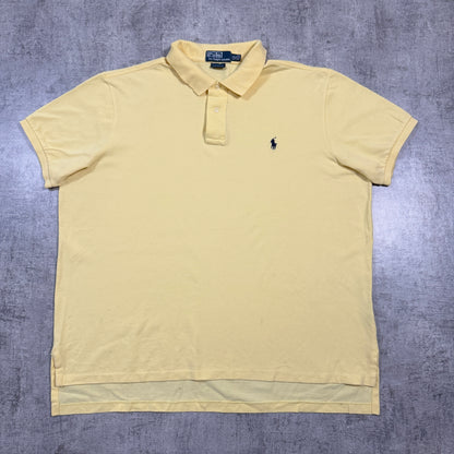 Polo Ralph Lauren Mens Pastel Yellow Polo Shirt Size XXL Mens                         -I69