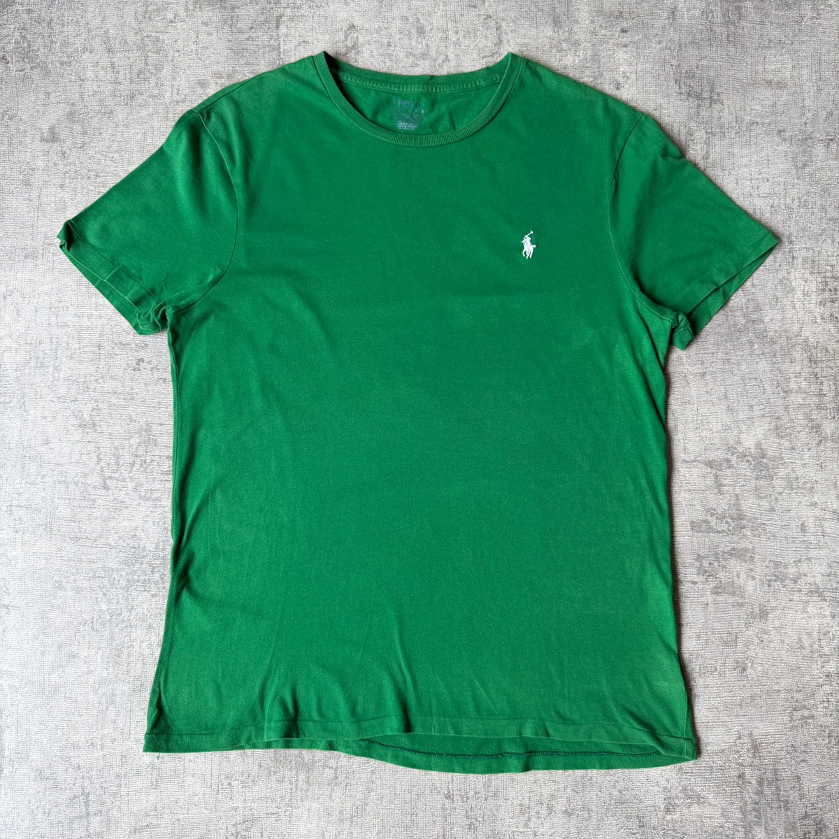 Polo Ralph Lauren Green T Shirt Size L Mens Short Sleeve Y2K            -A19
