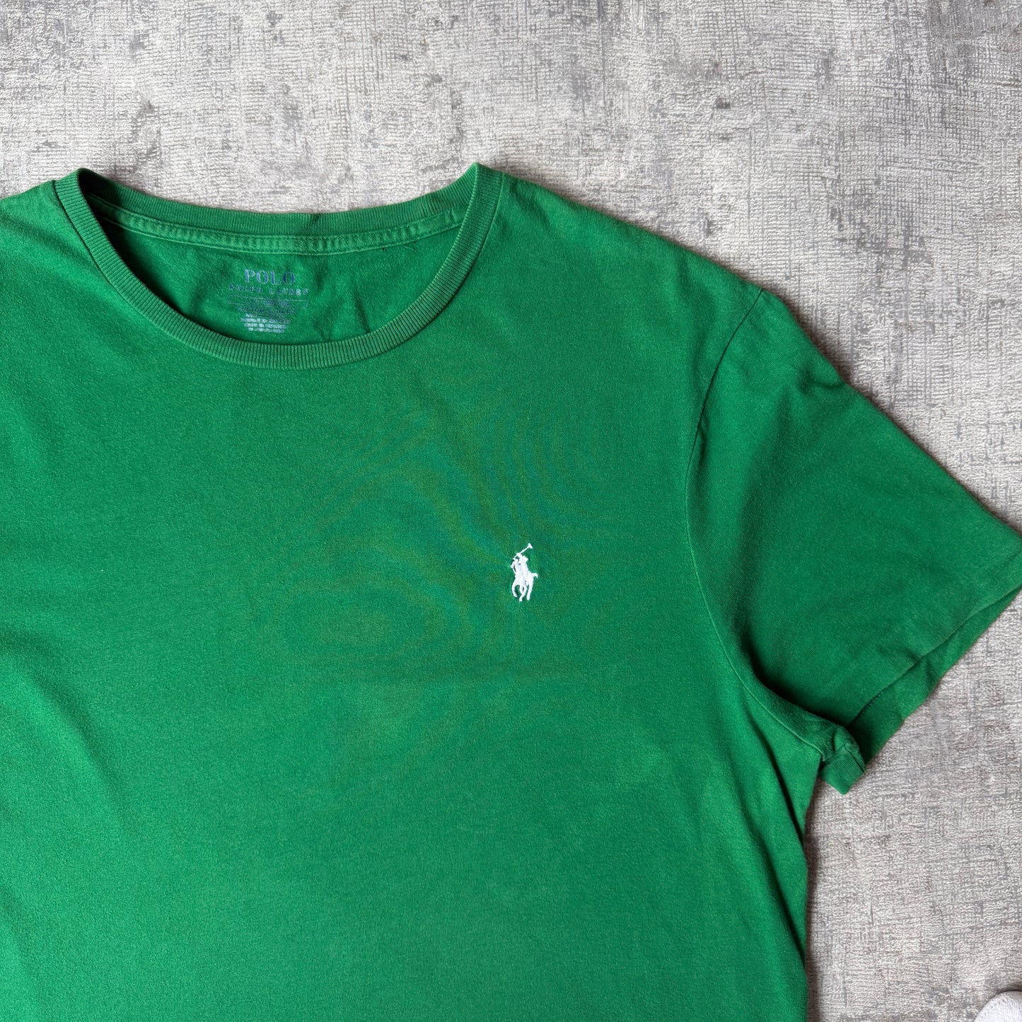 Polo Ralph Lauren Green T Shirt Size L Mens Short Sleeve Y2K            -A19