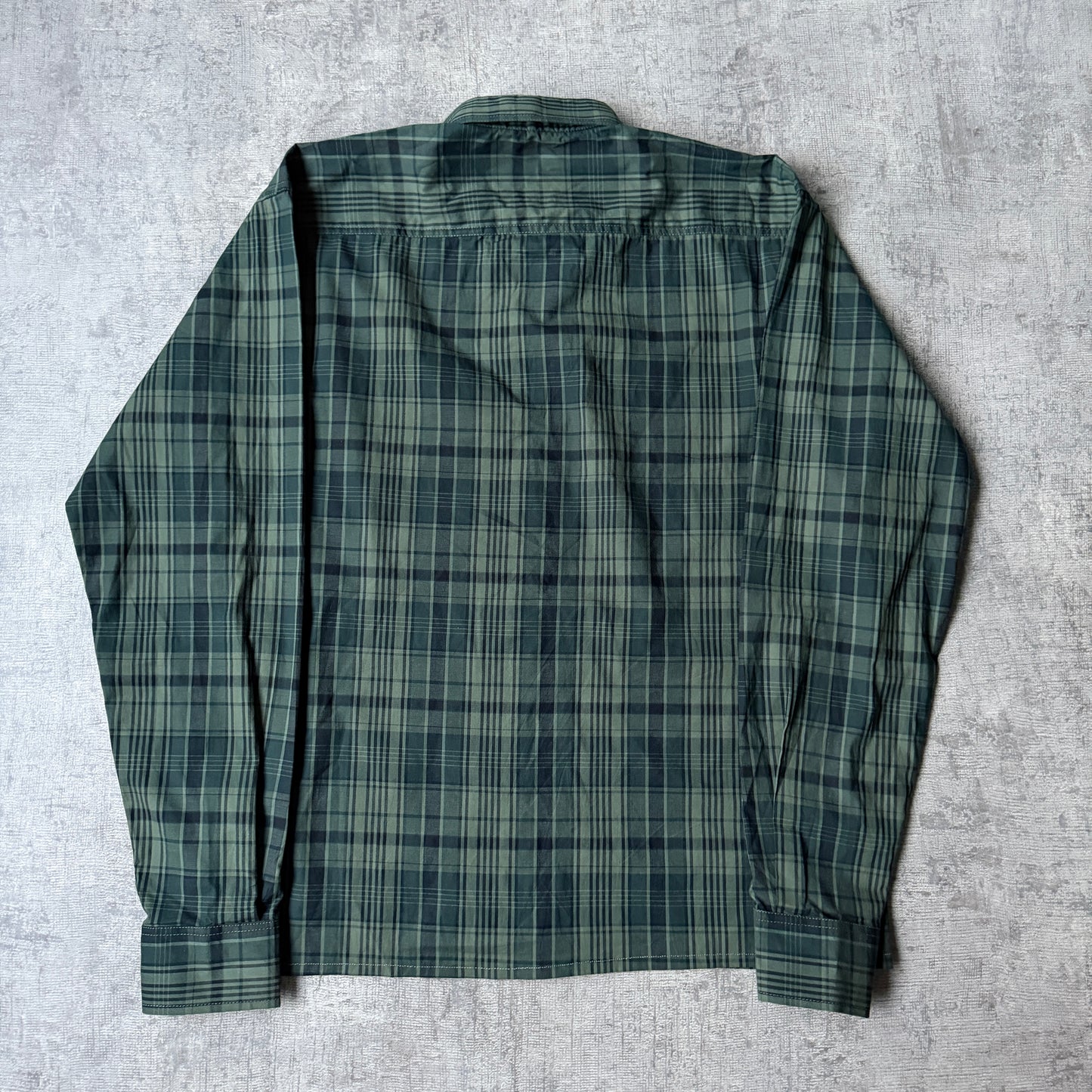 Polo Ralph Lauren Green Plaid Cropped Button Up Size XXL Long Sleeve               -G14