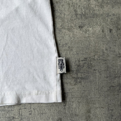 Piping Hot Vintage 90's White Graphic Tee Size 8Y Fits XS-S Womens          -D44