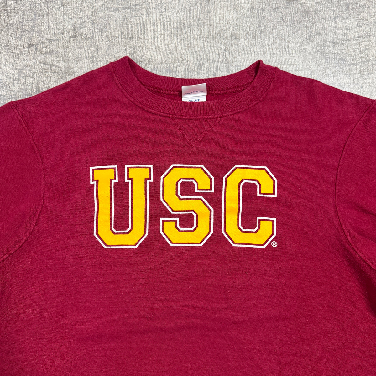 USC Vintage College Sweatshirt Size S Red SOFFE Pullover                -D20